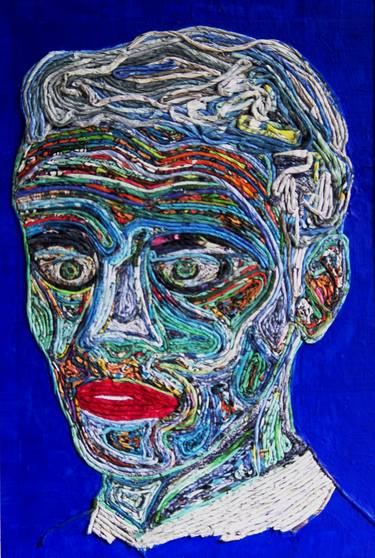 Original Expressionism Portrait Sculpture by karim zangar