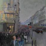 Regent Street Rush by Leslie Laasner
