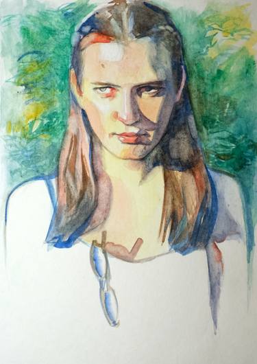 Print of Portraiture Portrait Paintings by Leslie Laasner