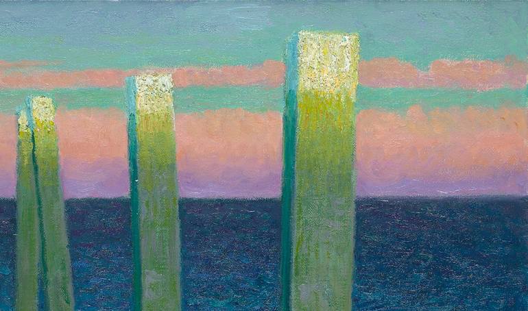 Original Figurative Seascape Painting by Ben Rikken