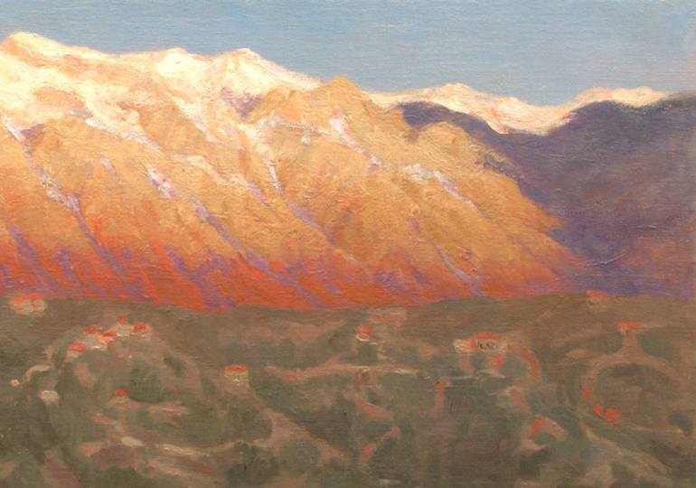 Original Figurative Landscape Painting by Ben Rikken