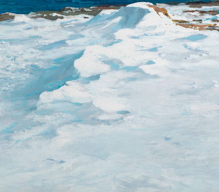 Original Figurative Seascape Painting by Ben Rikken