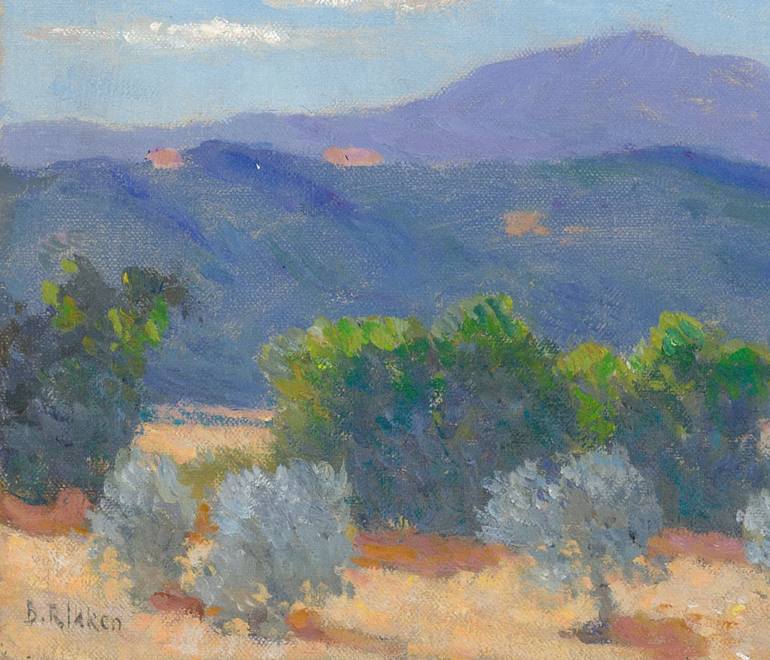 Original Figurative Landscape Painting by Ben Rikken