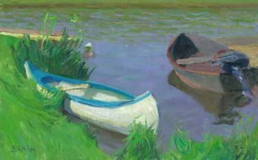 Original Fine Art Boat Paintings by Ben Rikken