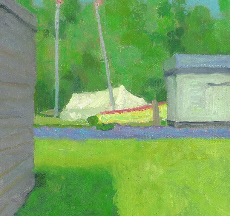 Original Figurative Boat Painting by Ben Rikken