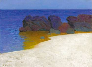 Original Figurative Seascape Painting by Ben Rikken
