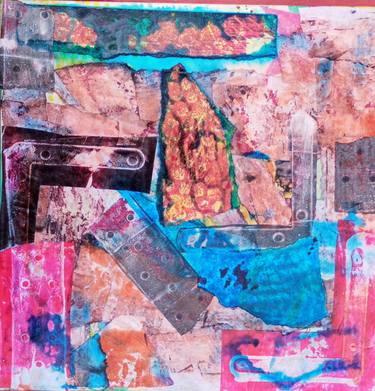 Original Abstract Collage by JOHN FOSTER
