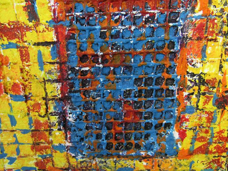 Original Abstract Painting by JOHN FOSTER