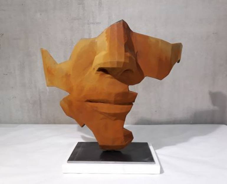 Original Figurative Portrait Sculpture by Daniel Pérez