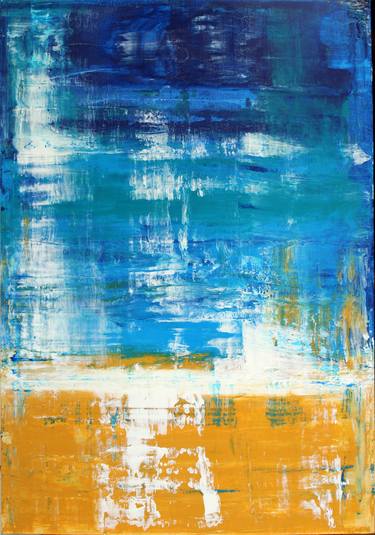 Print of Abstract Beach Paintings by claudia christof