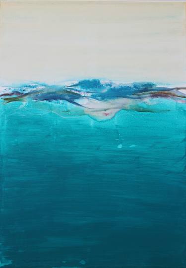 Print of Abstract Water Paintings by claudia christof