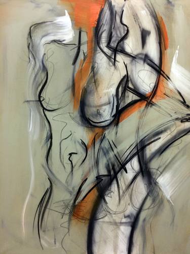 Print of Nude Paintings by claudia christof