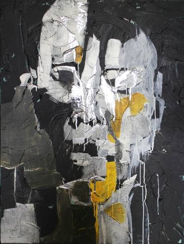 Original Abstract Portrait Paintings by claudia christof