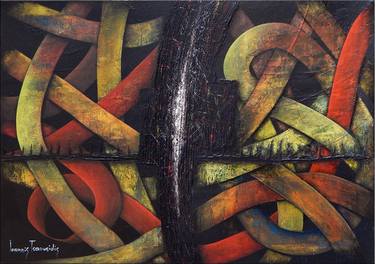 Original Abstract Painting by Ioannis Tsaousidis