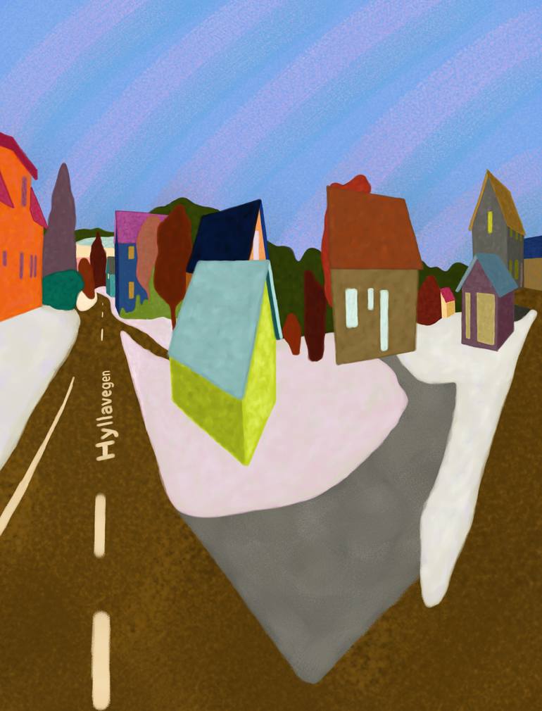 Original Impressionism Landscape Digital by Ale Goweeld