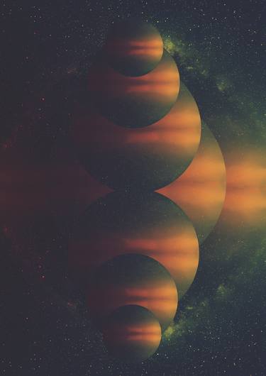 Original Abstract Outer Space Photography by Marlies Plank
