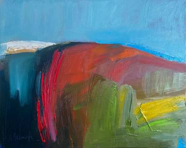 Original Abstract Expressionism Landscape Paintings by Judyta Adamczyk