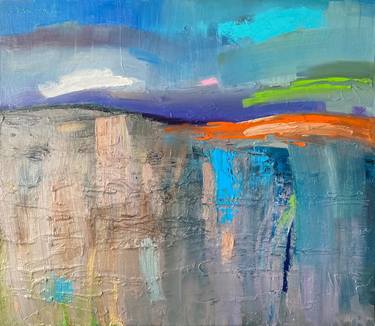 Original Abstract Landscape Paintings by Judyta Adamczyk