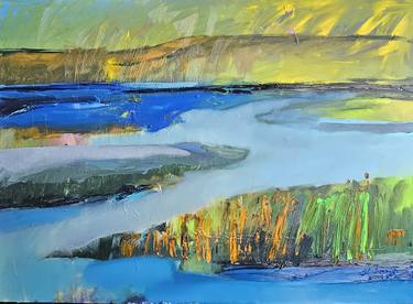 Original Abstract Expressionism Nature Paintings by Judyta Adamczyk