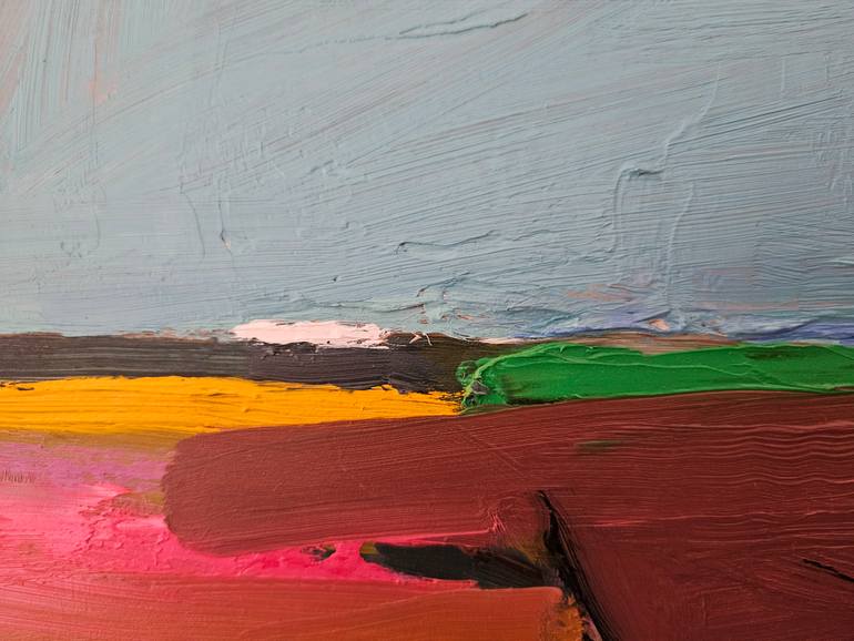 Original Abstract Expressionism Nature Painting by Judyta Adamczyk