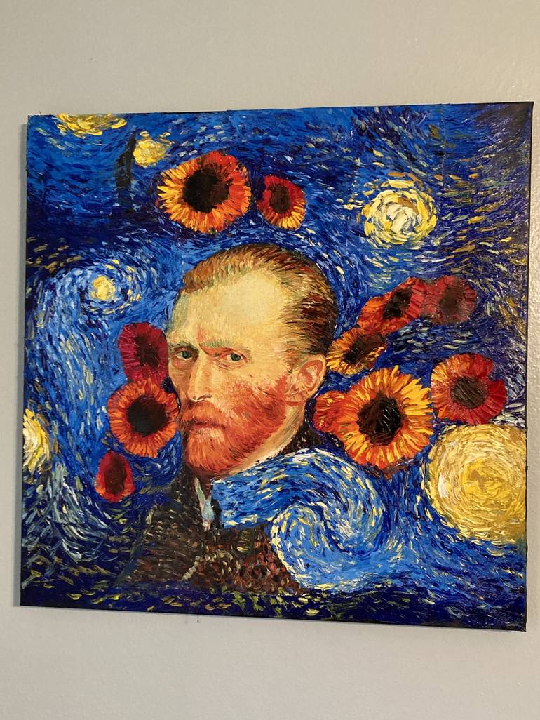 Van Gogh Montage Painting by Caleb Thomas | Saatchi Art