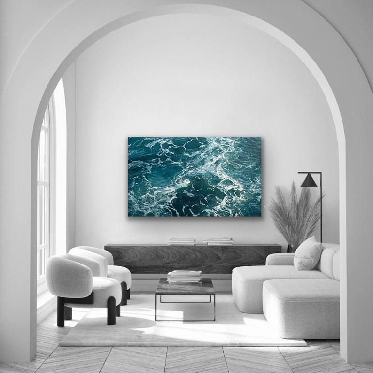 Original Abstract Seascape Painting by Eleanor Rahim