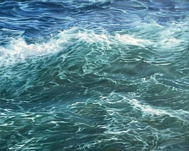 Original Abstract Water Painting by Eleanor Rahim