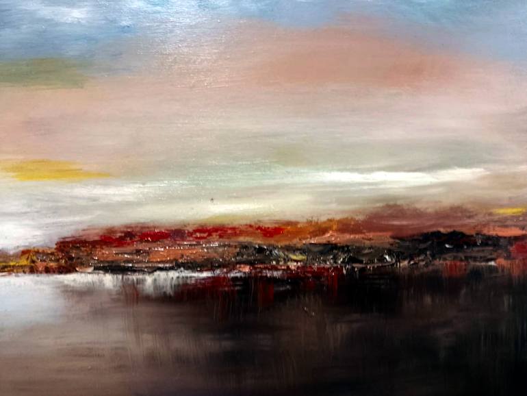 Original Contemporary Landscape Painting by Noe Vicente