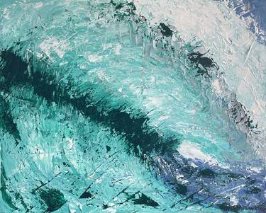 Original Modern Beach Paintings by Laura Kowalski