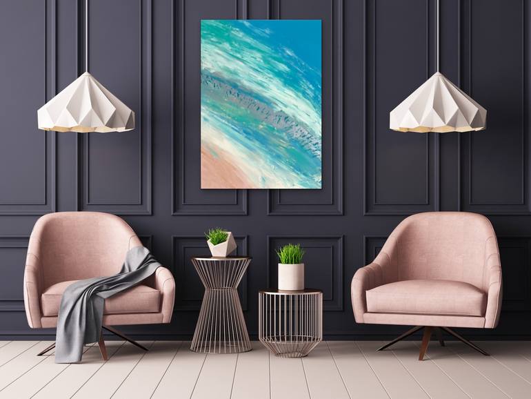 Original Modernism Abstract Painting by Laura Kowalski