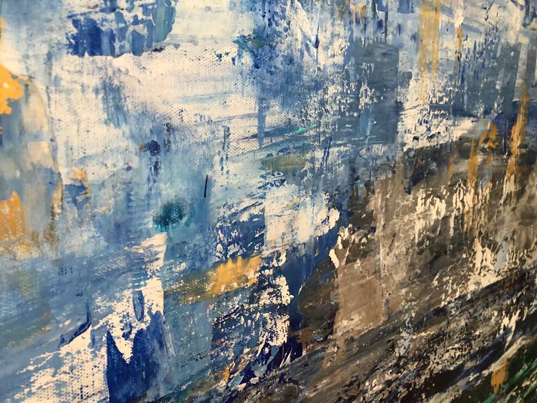 Original Abstract Sports Painting by Laura Kowalski