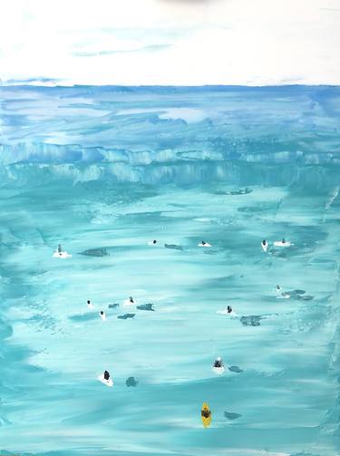 Print of Abstract Beach Paintings by Laura Kowalski