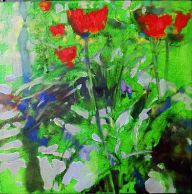 Print of Impressionism Floral Paintings by Ksenia Stetsenko
