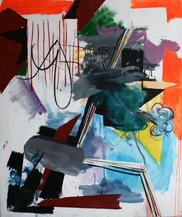 Original Abstract Expressionism Abstract Paintings by Francisco Ortega