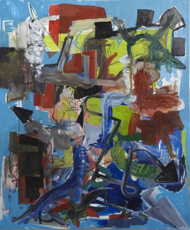 Print of Abstract Expressionism Abstract Paintings by Francisco Ortega