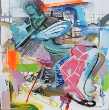 Original Abstract Paintings by Francisco Ortega