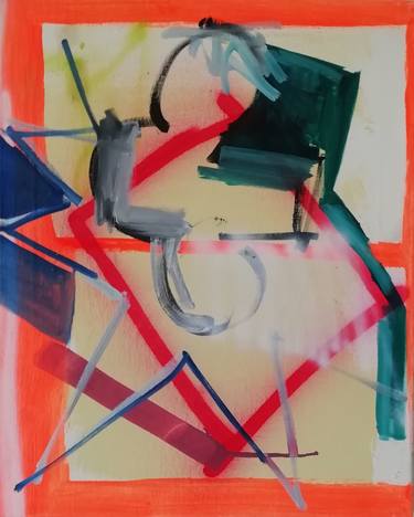 Print of Abstract Paintings by Francisco Ortega