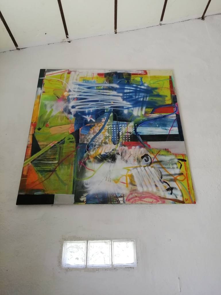 Original Abstract Painting by Francisco Ortega