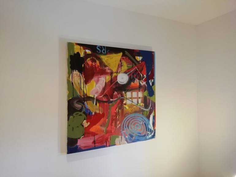 Original Expressionism Abstract Painting by Francisco Ortega