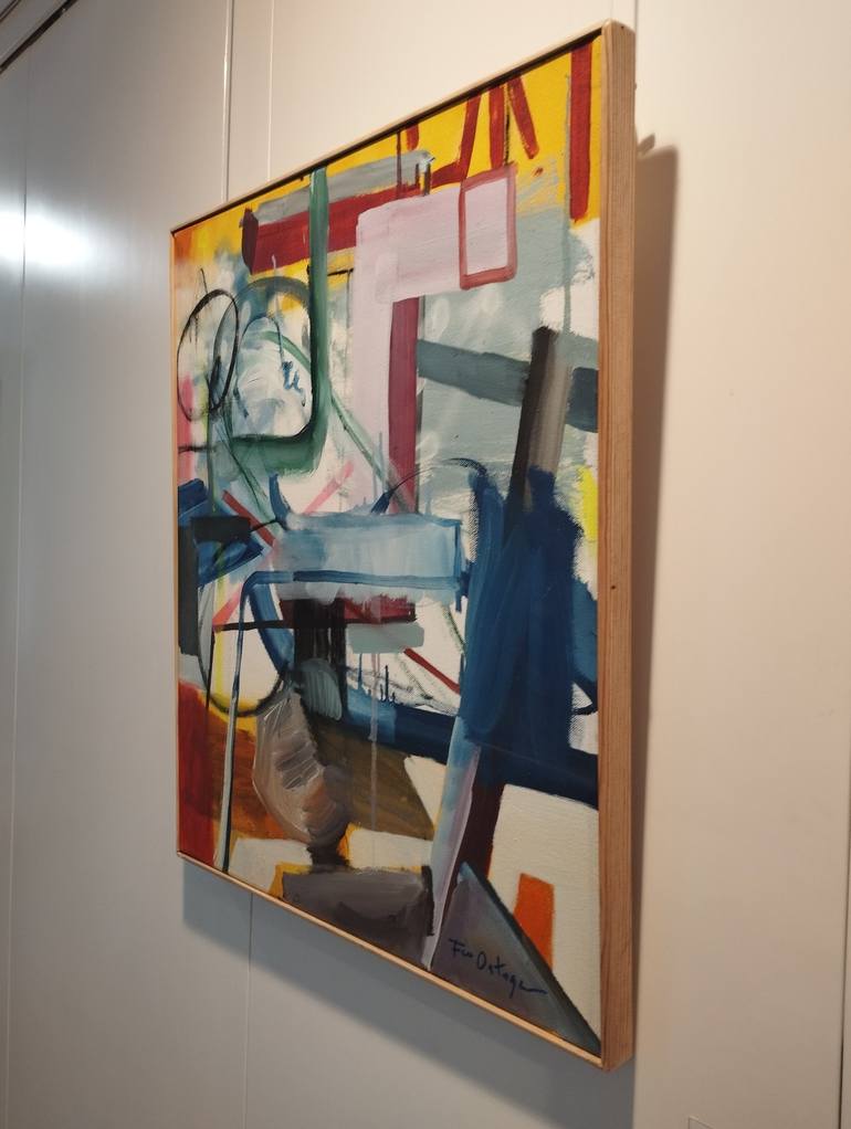 Original Abstract Painting by Francisco Ortega