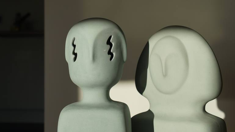 Original Contemporary Family Sculpture by Olha Skliarska