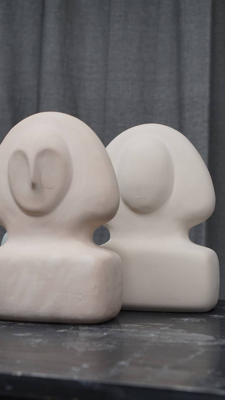 Original Contemporary Family Sculpture by Olha Skliarska