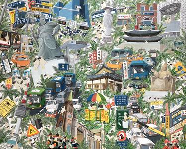 Print of Fine Art Cities Paintings by Sunwoo Kim