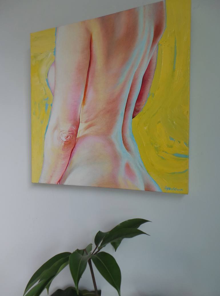 Original Figurative Nude Painting by Bridget Baldwin