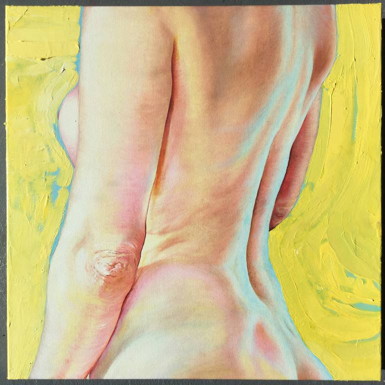 Original Figurative Nude Painting by Bridget Baldwin