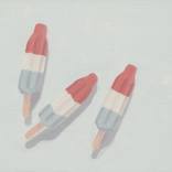 Red, White, Blue Popsicle 1 by elizabeth morello