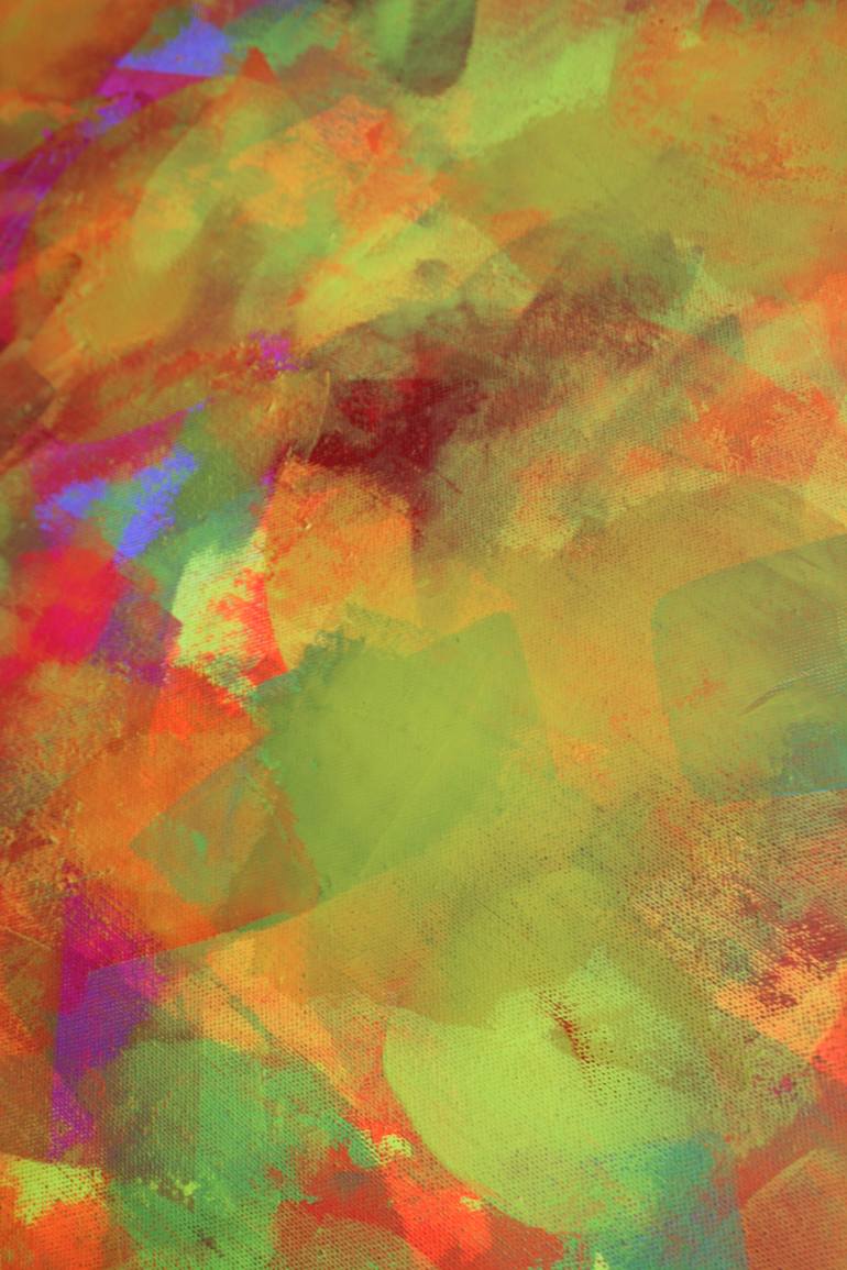 Original Abstract Expressionism Abstract Painting by Svetlana Samovarova