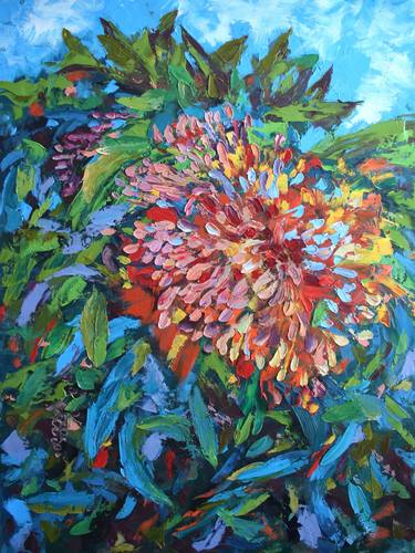 Print of Floral Paintings by Svetlana Samovarova