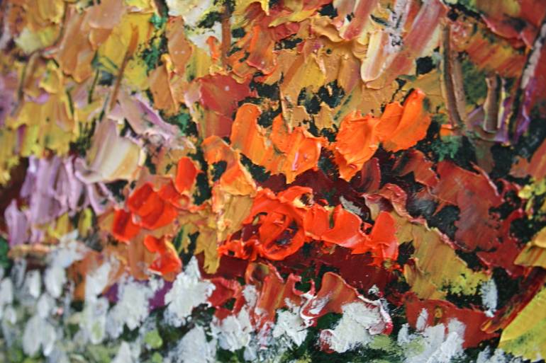 Original Conceptual Floral Painting by Svetlana Samovarova