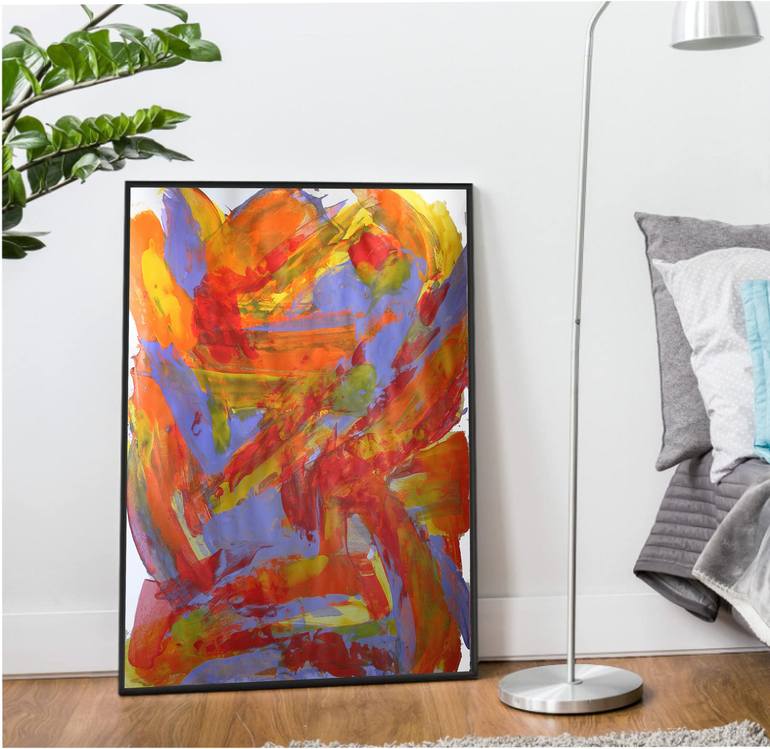 Original Fine Art Abstract Painting by Svetlana Samovarova